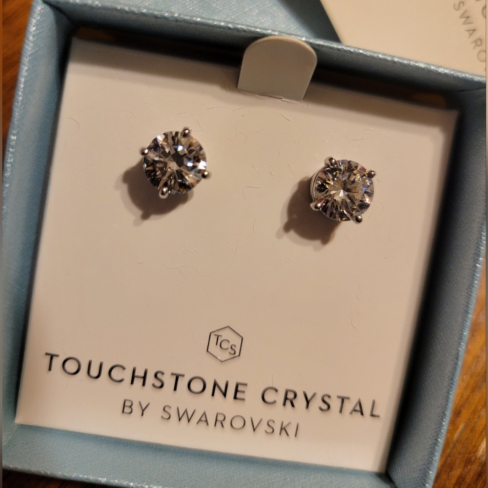 Swarovski Touchstone Crystal Millionaires Club Earrings